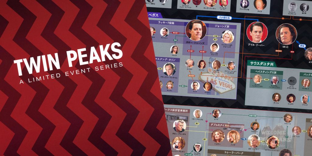 Twin Peaks The Return Press Kit Cover and Character Chart