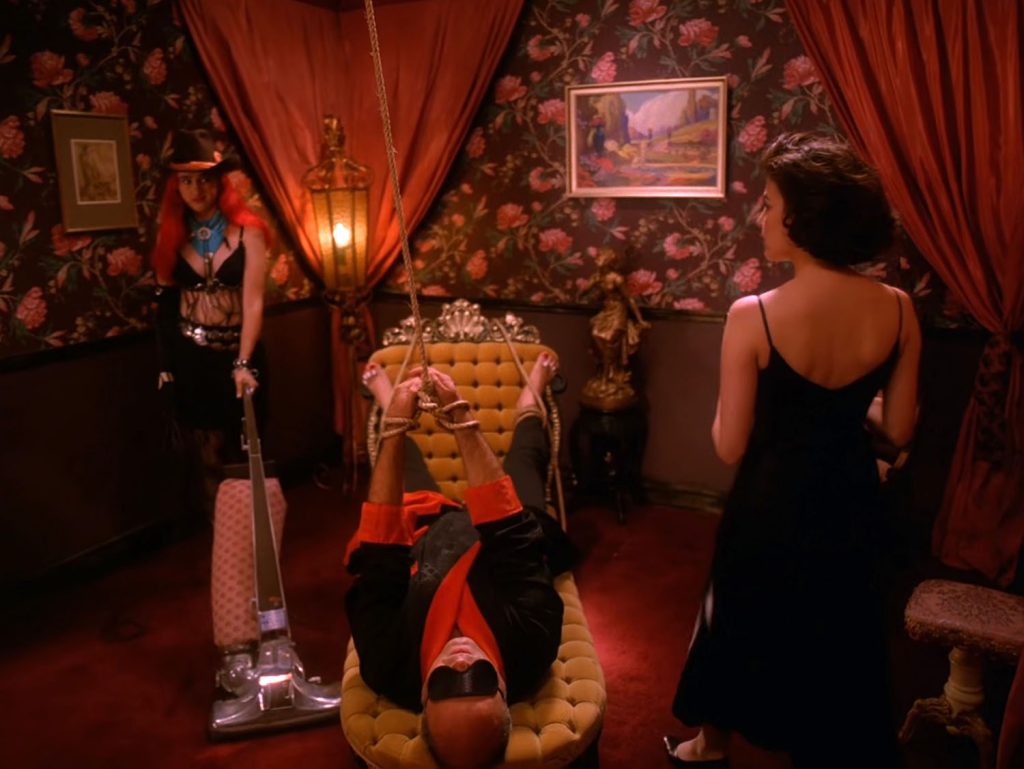 Vacuum cowgirl, Audrey Horne and Emory Battis at One-Eyed Jacks