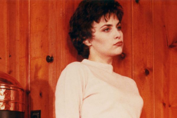 Audrey Horne in the dining room