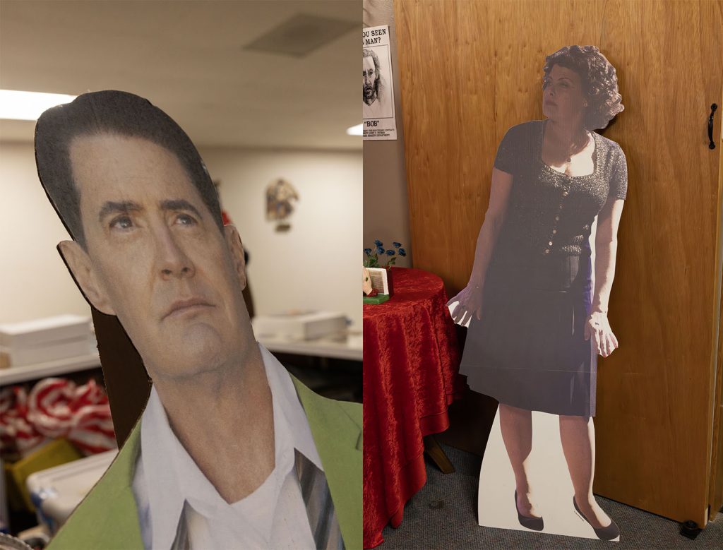 Dougie Jones and Audrey Horne standees