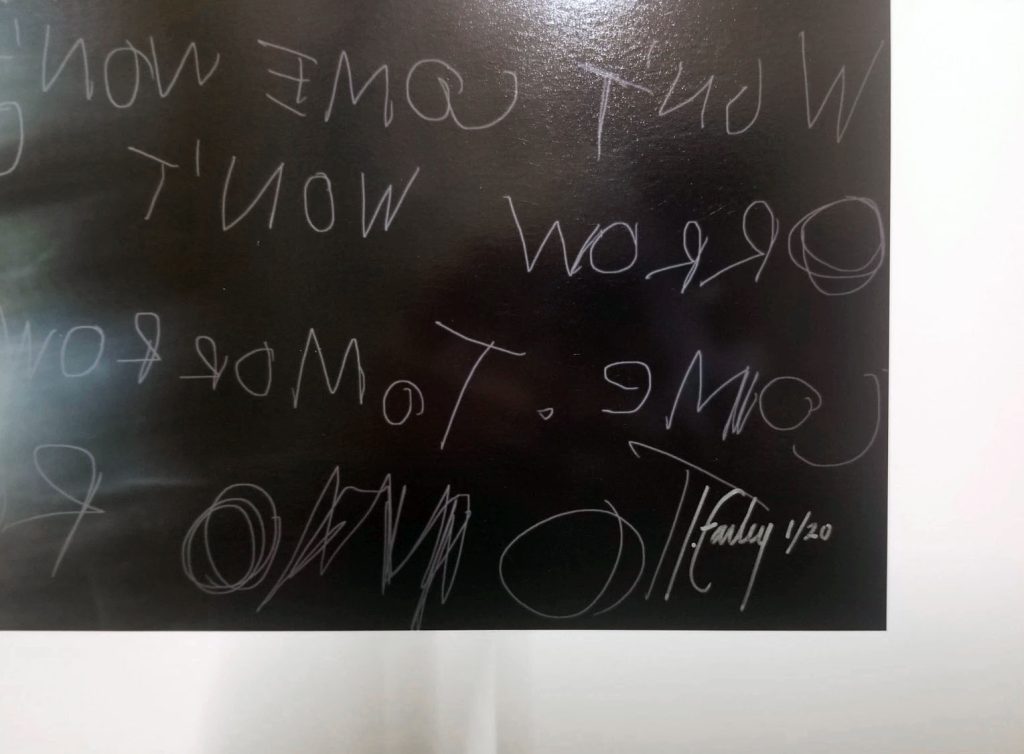 Lori Earley's framed artwork titled, "Deliverance."