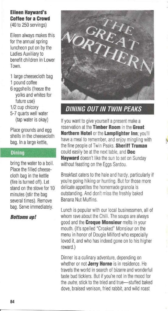 Twin Peaks Access Guide to the Town