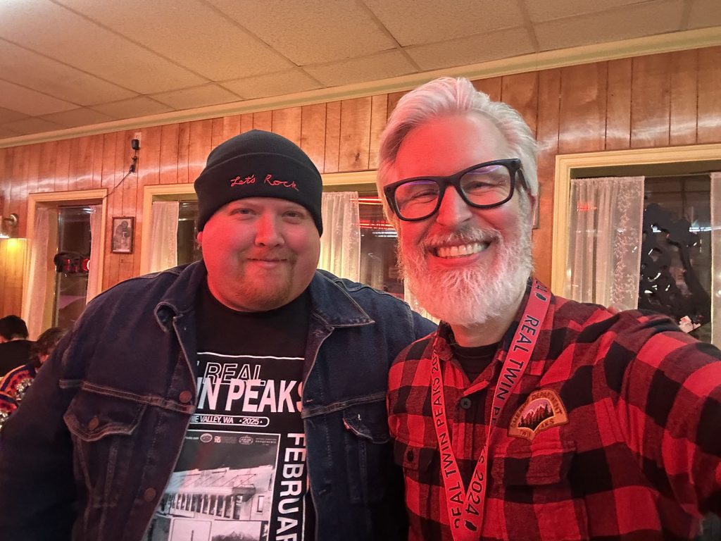 Steven with Aaron at Twede's Cafe