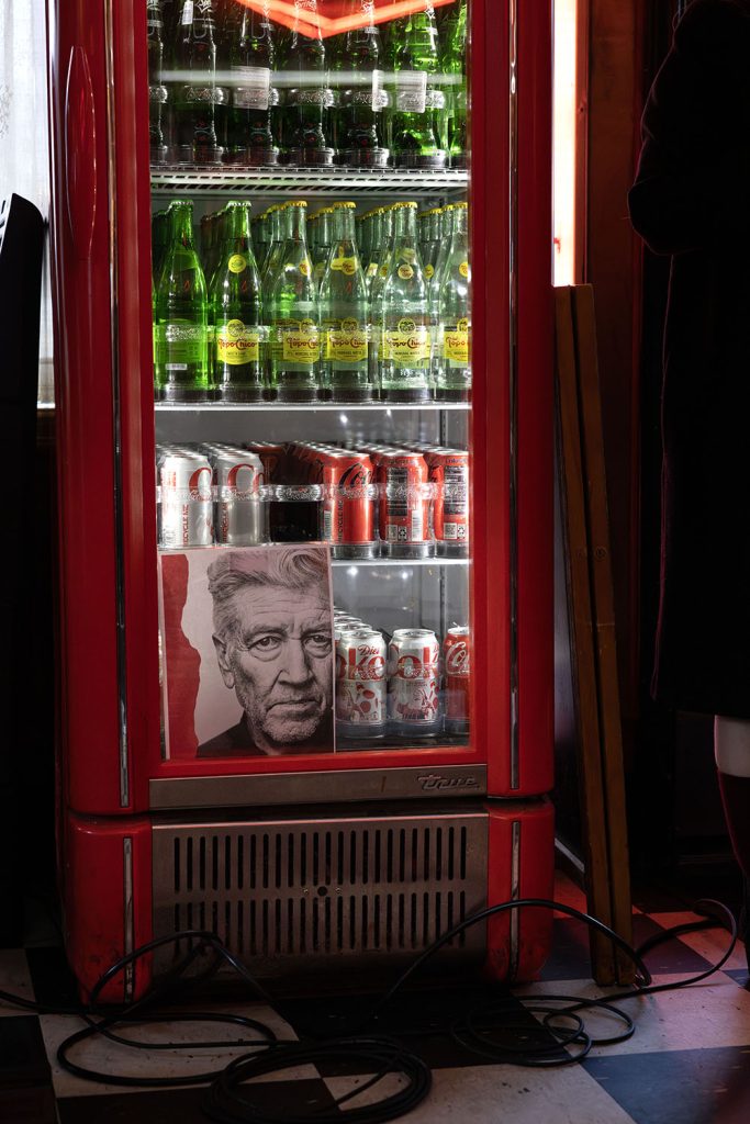 Coke Machine with David Lynch's photo