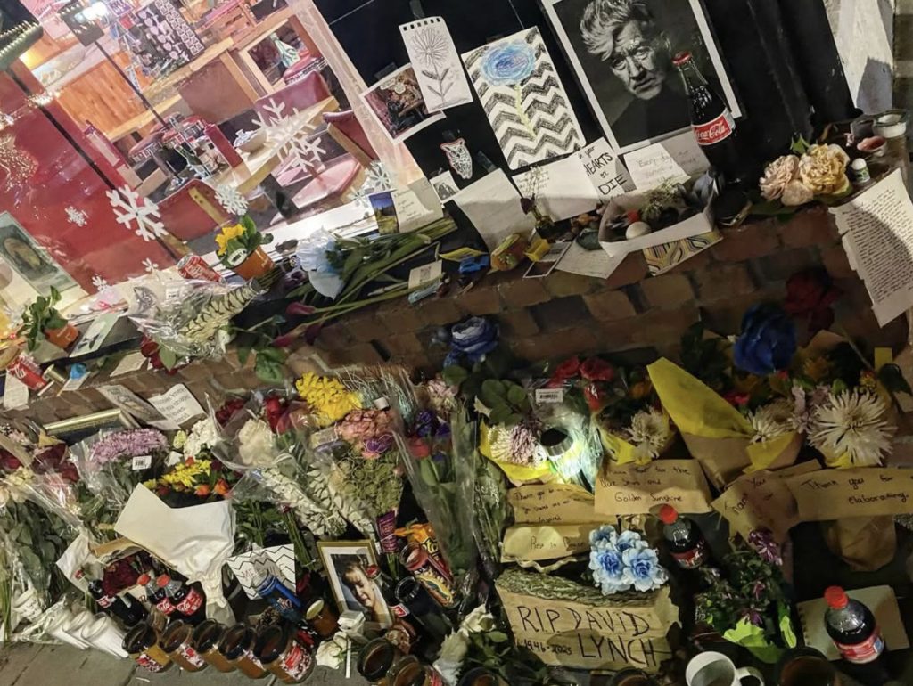 Instagram post about David Lynch tribue