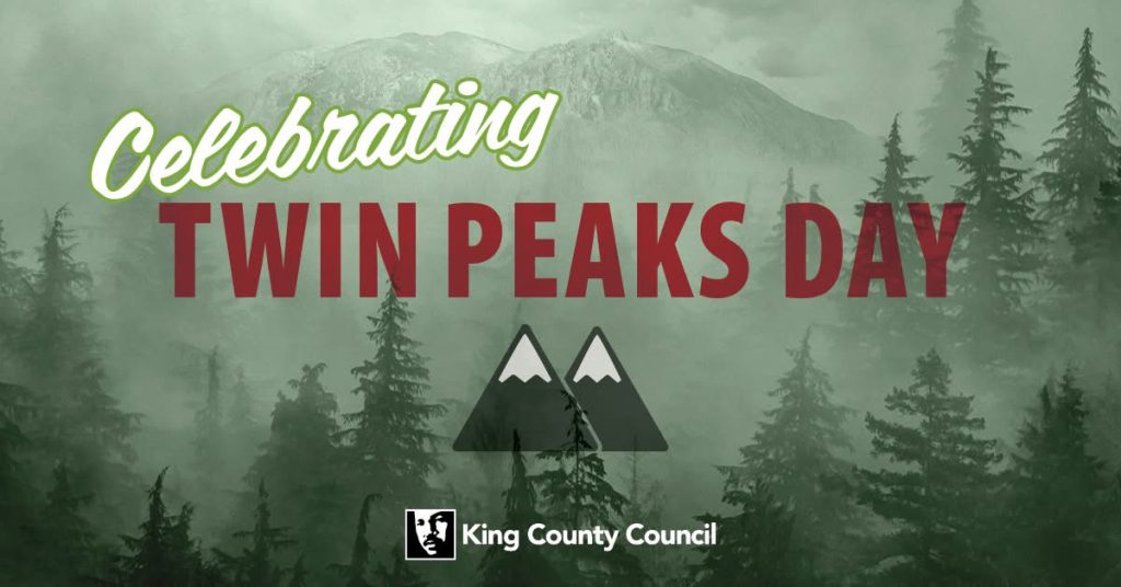 Twin Peaks Day banner from King County