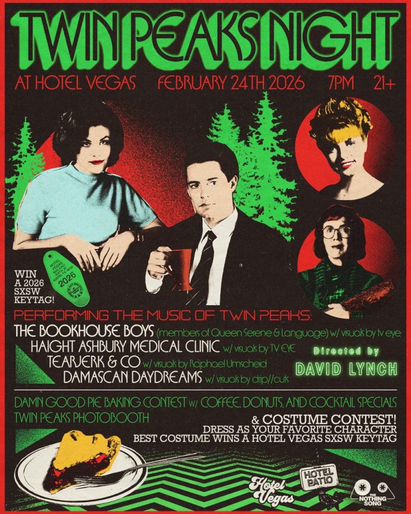 Hotel Vegas ad for Twin Peaks Night