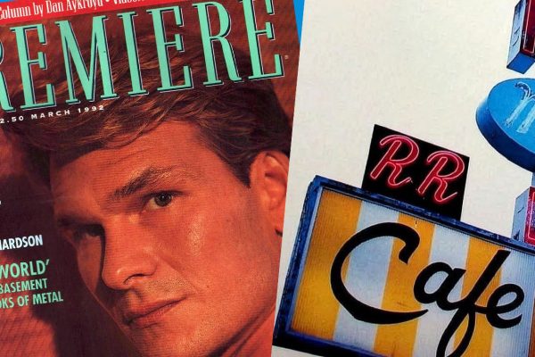 Premiere Magazine cover and Mar-T-Cafe sign