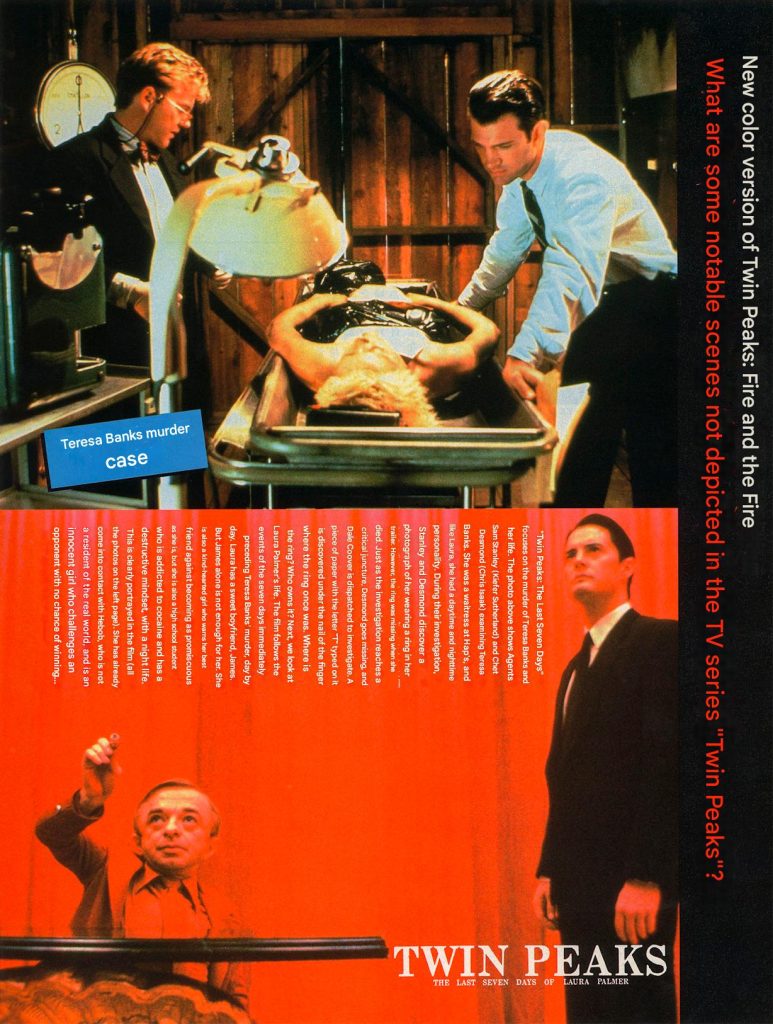 Publicity photos from Twin Peaks: Fire Walk With Me