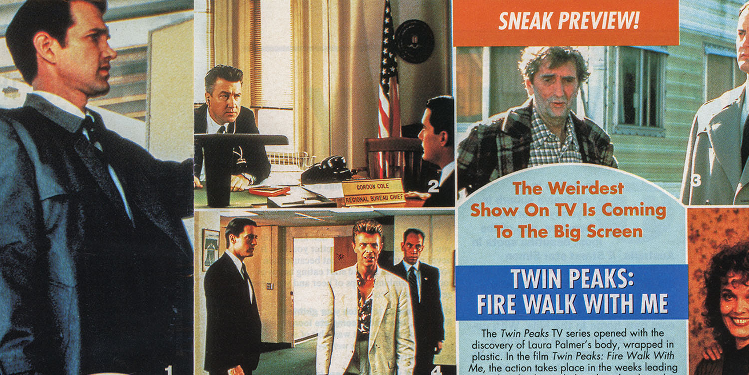 Sneak preview of Twin Peaks: Fire Walk With Me in TV Hits