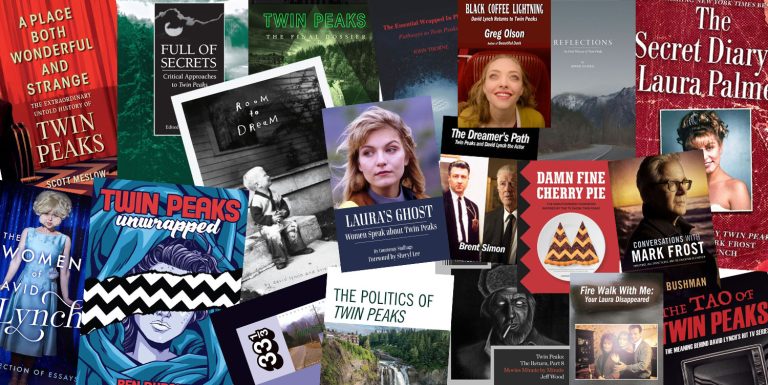 Collage of Twin Peaks-themed books