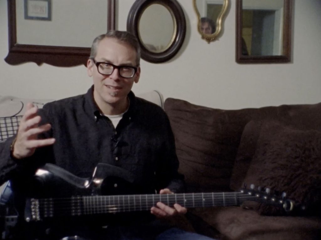 William Dickerson with the Parker Fly Guitar
