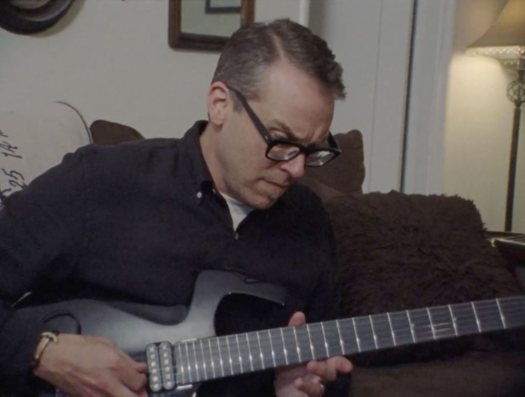 William Dickerson Playing the Parker Fly Guitar