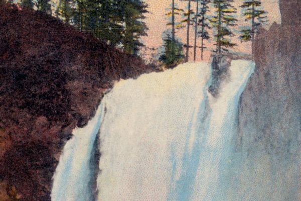 Front of Snoqualmie Falls postcard from The Acmegraph Co. of Chicago