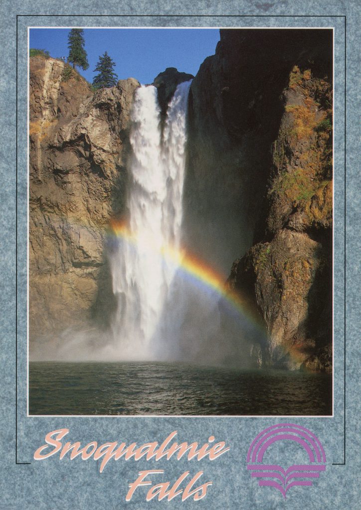 Front of Snoqualmie Falls postcard