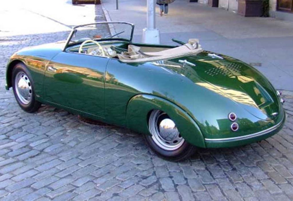 Green Porsche prototype