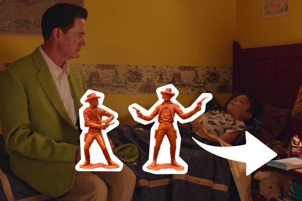 Sonny Jim's bedroom with Cowboy Figures