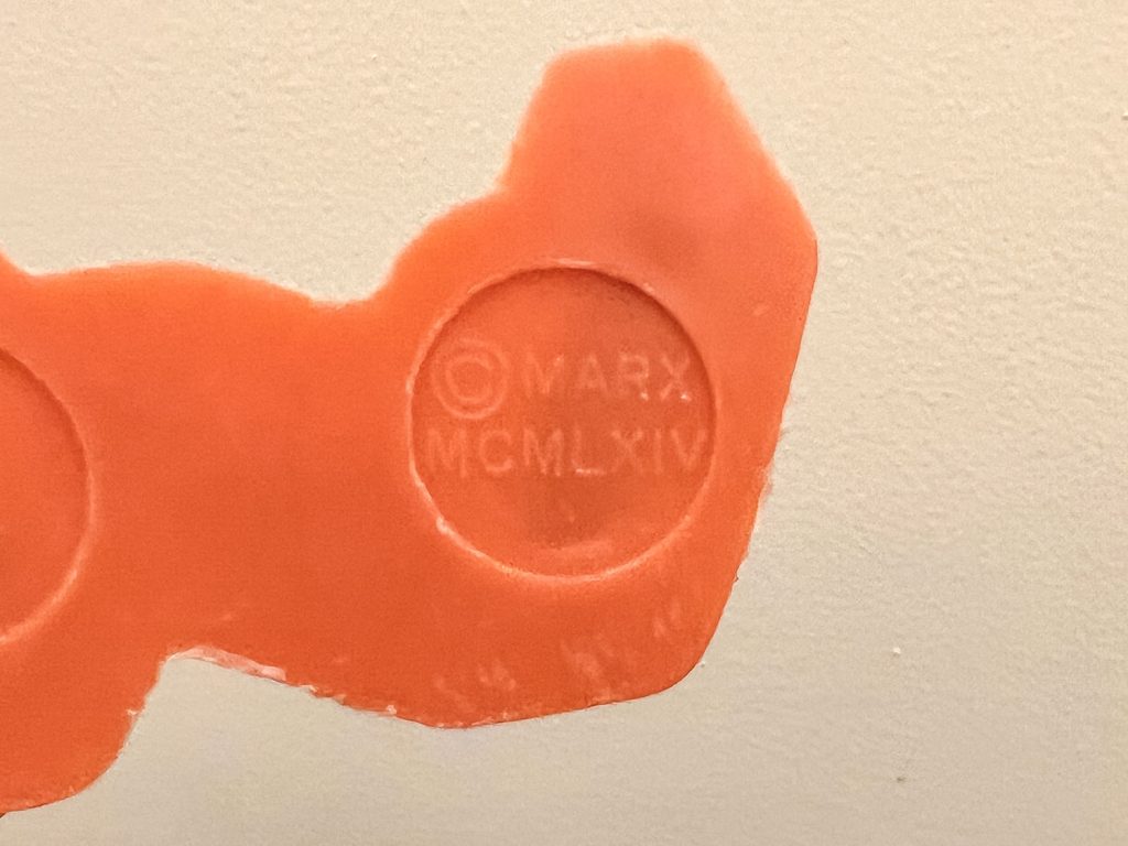 Maker's mark for cowboy figures