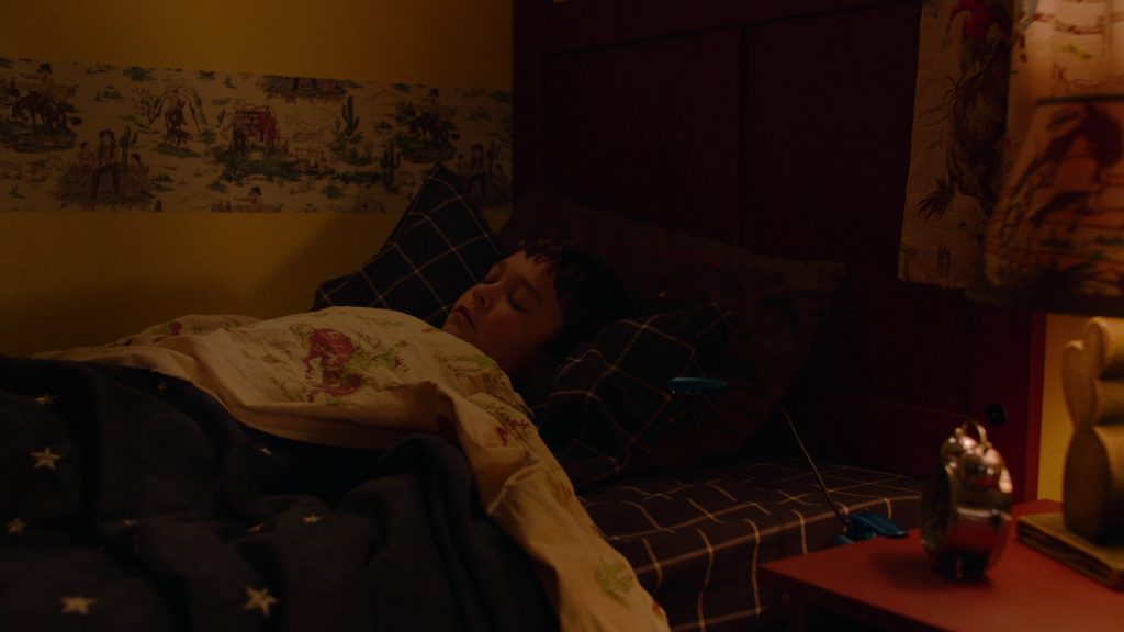 Sonny Jim in his bed