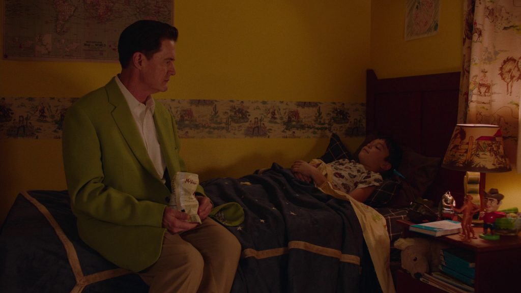 Dougie Jones and Sonny Jim in his bedroom