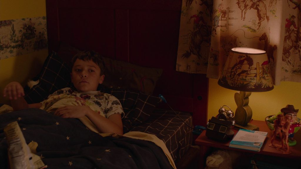 Sonny Jim in his bed