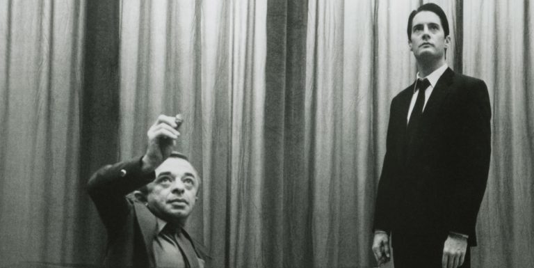 Little Man from Another Place and Dale Cooper in the Red Room