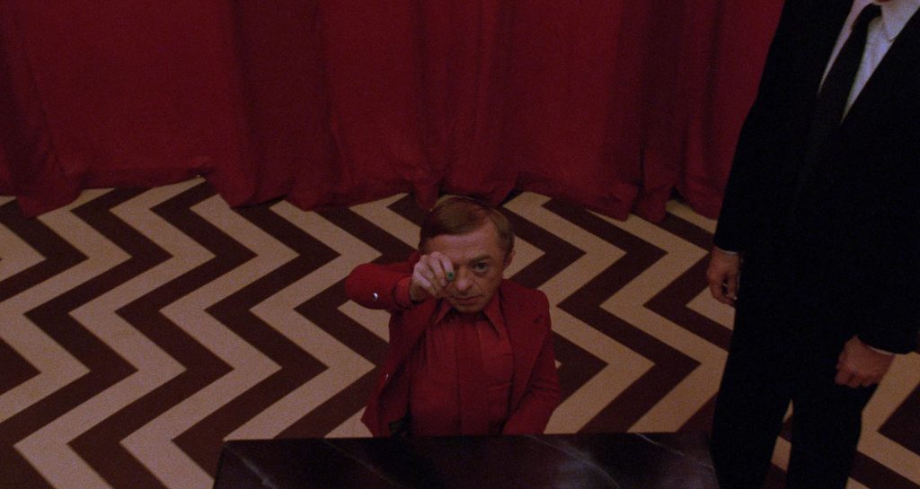 Little Man from Another Place in the Red Room