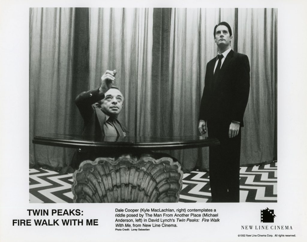 Little Man from Another Place and Dale Cooper in the Red Room