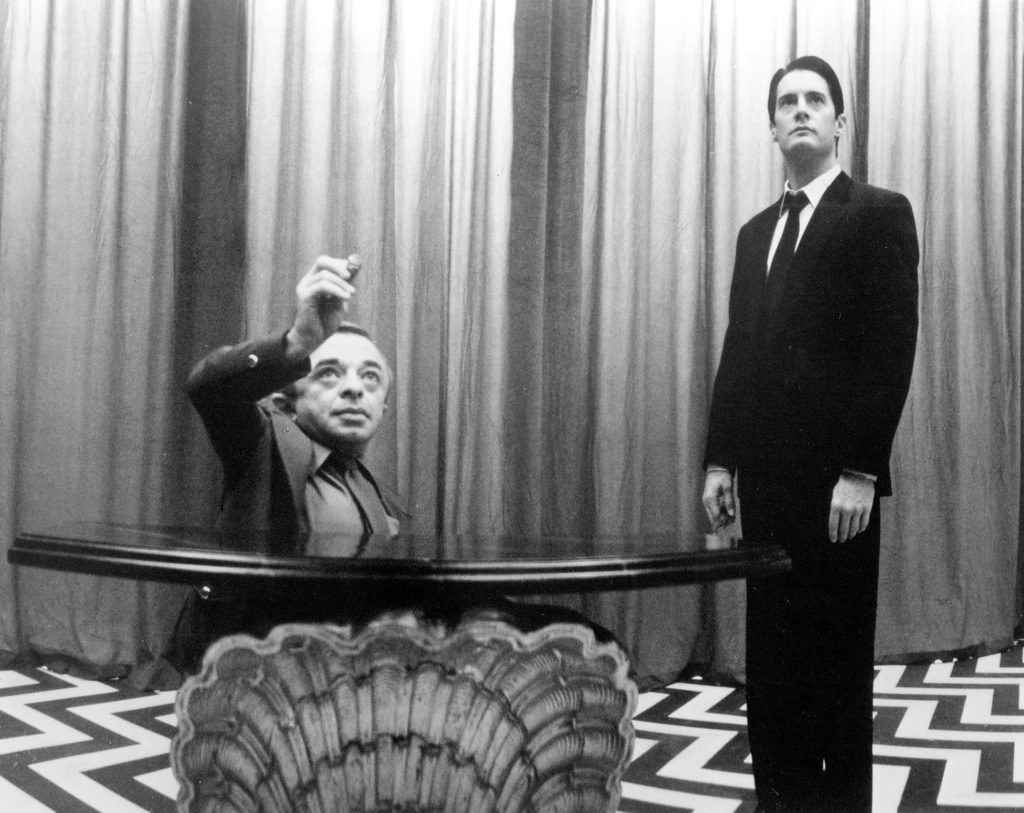 Little Man from Another Place and Dale Cooper in the Red Room