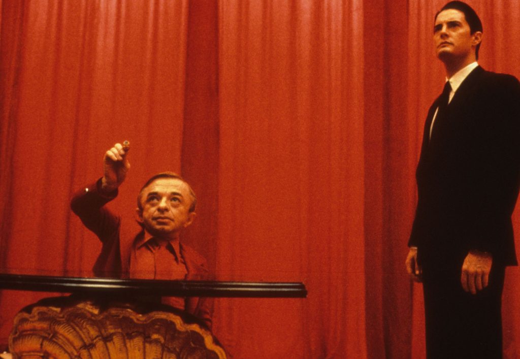 Little Man from Another Place and Dale Cooper in the Red Room