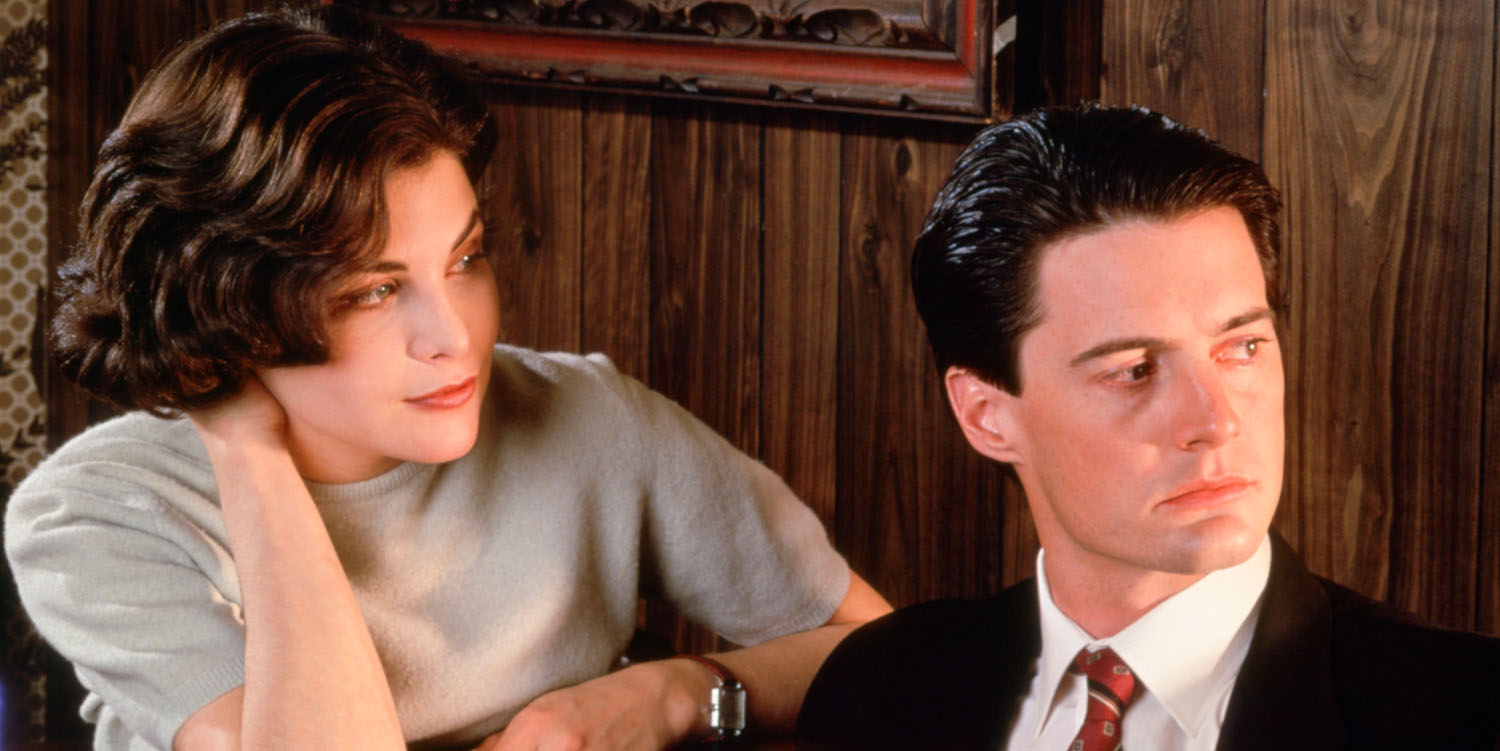 Audrey Horne and Dale Cooper at the Double R Diner