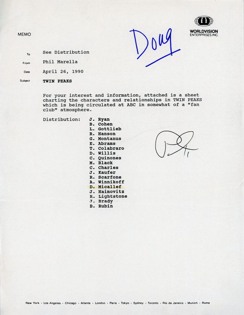 Memo from Phil Marella