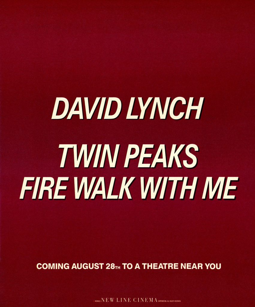 Twin Peaks: Fire Walk With Me advertisement
