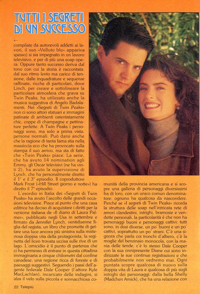 Article about Twin Peaks