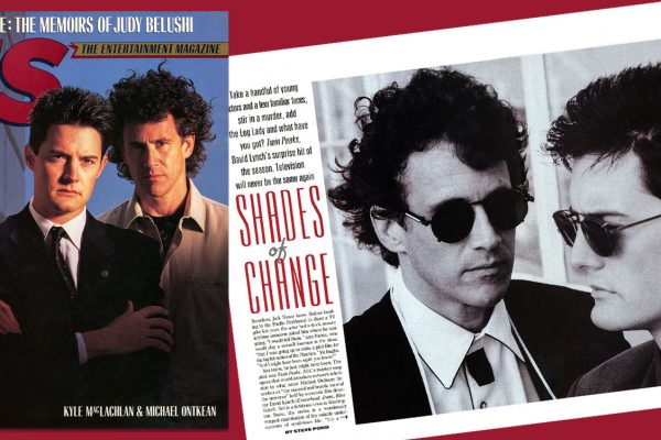 Cover of US magazine with Michael Ontkean and Kyle MacLachlan