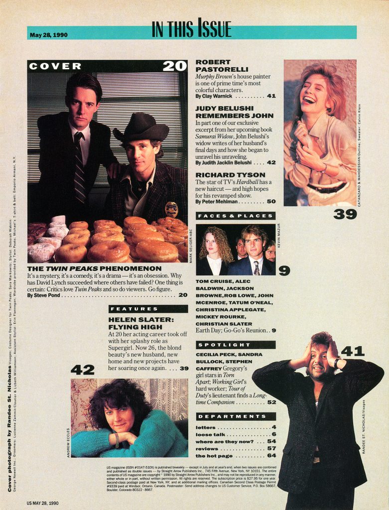 Table of Content for US Magazine