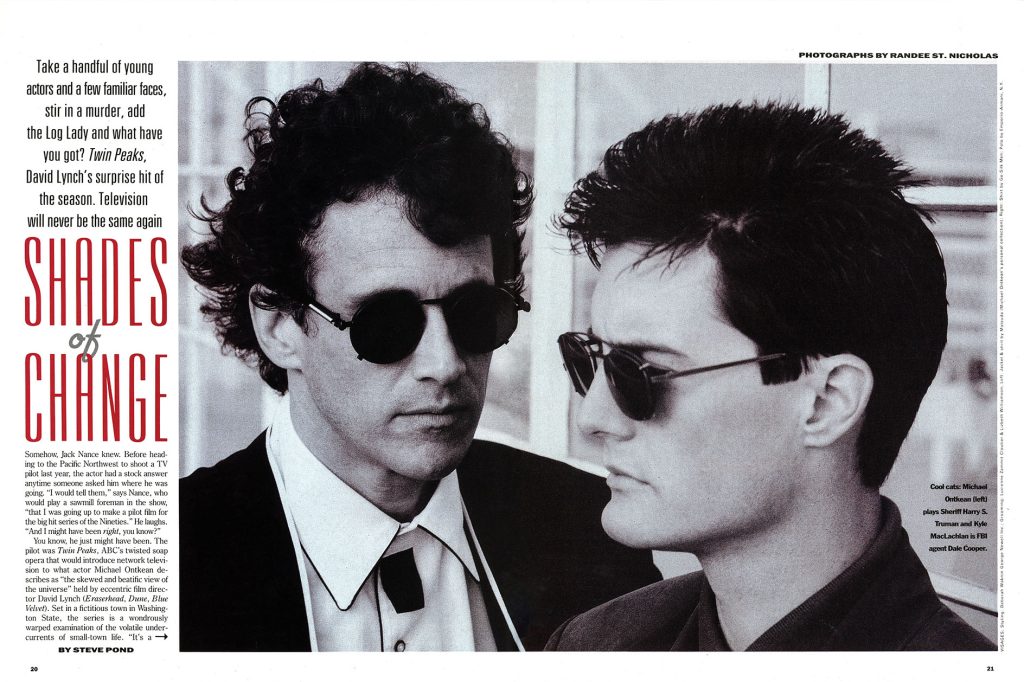 Michael Ontkean and Kyle MacLachlan