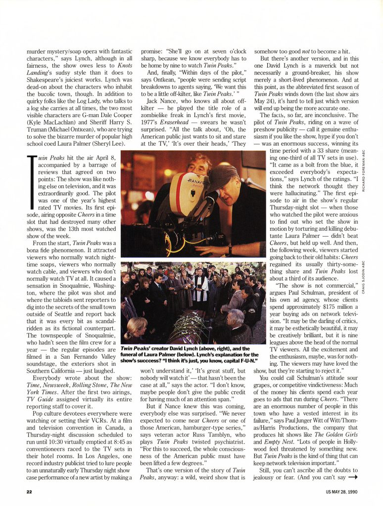 Article about Twin Peaks