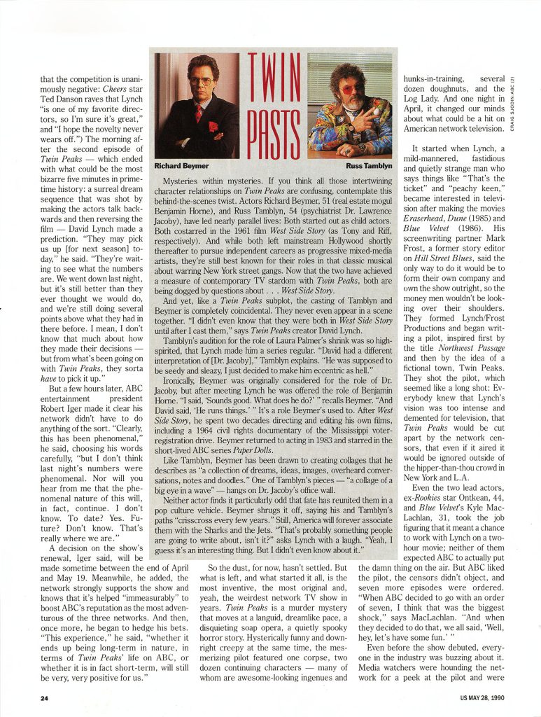 Article about Twin Peaks