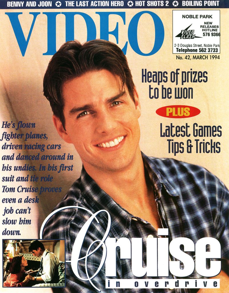 Cover of Video magazine with Tom Cruise from March 1994