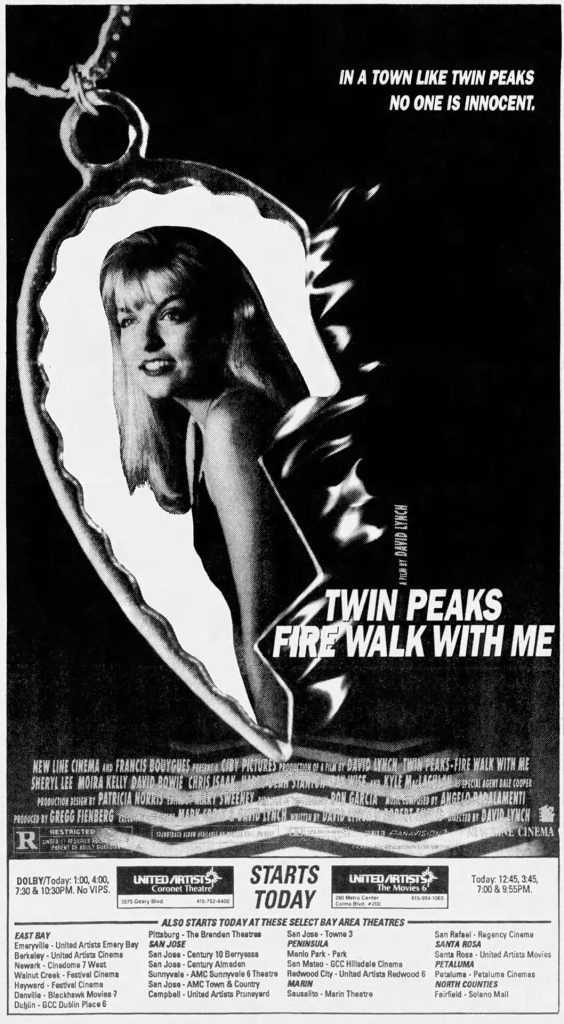 Twin Peaks: Fire Walk With Me Ad