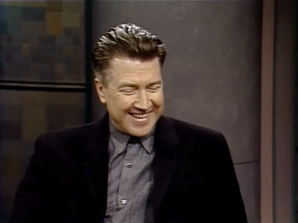 David Lynch laughing