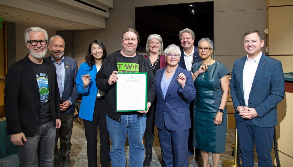 King County Council Members with Steven and Karl