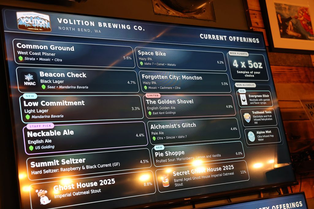 Beer Menu