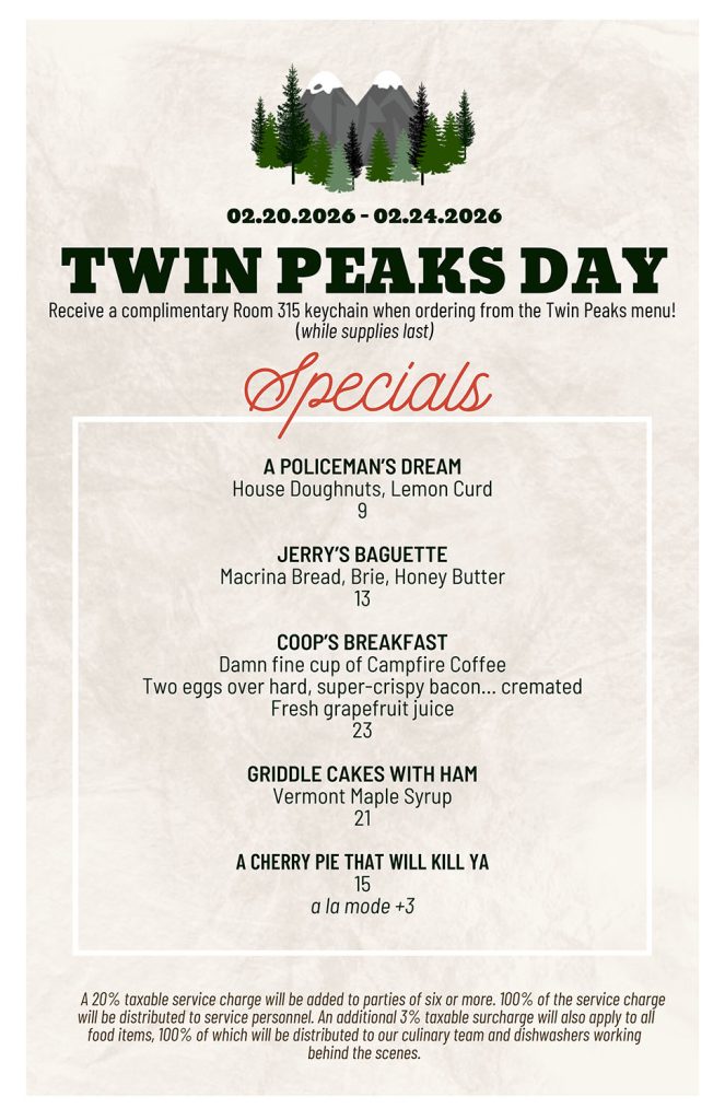 Salish Lodge Breakfast Menu