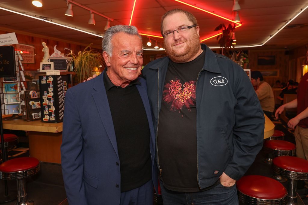Ray Wise and Mike McGraner at Twede's Cafe