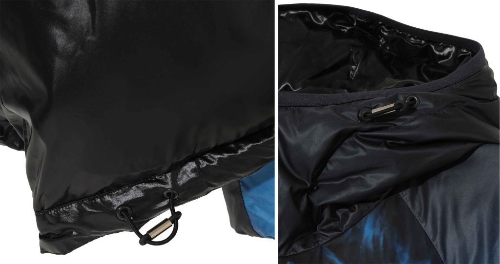 Detail of Laura Palmer-themed jacket by Undercover