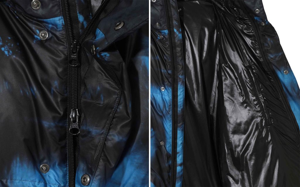 Detail of Laura Palmer-themed jacket by Undercover