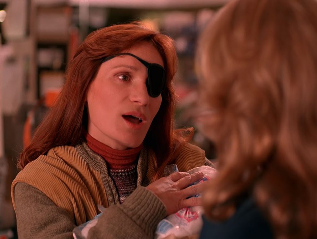 Nadine Hurley speaking with Norma Jennings