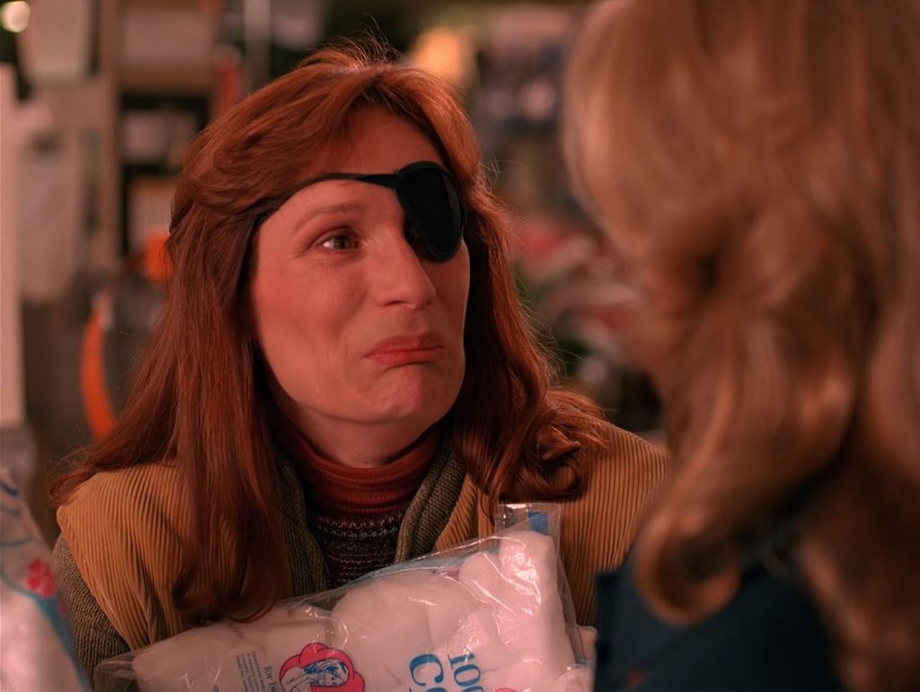 Nadine Hurley speaking with Norma Jennings